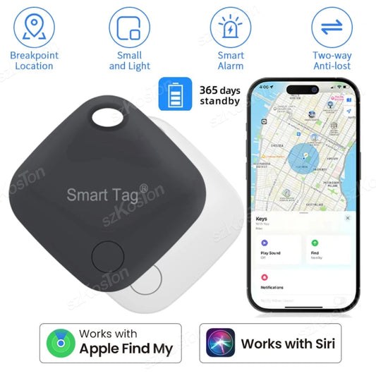 Tracklet Long Distance Smart Tag GPS Tracker for Air Tag Key Finder Pet Wallet Bike Anti-lost Alarm Mini Locator Works with iOS Find My
