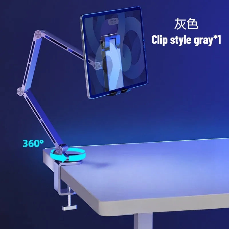 Magsta-  Magnetic Tablet & Phone Stand – Adjustable Boom Arm | Foldable Aluminum Holder