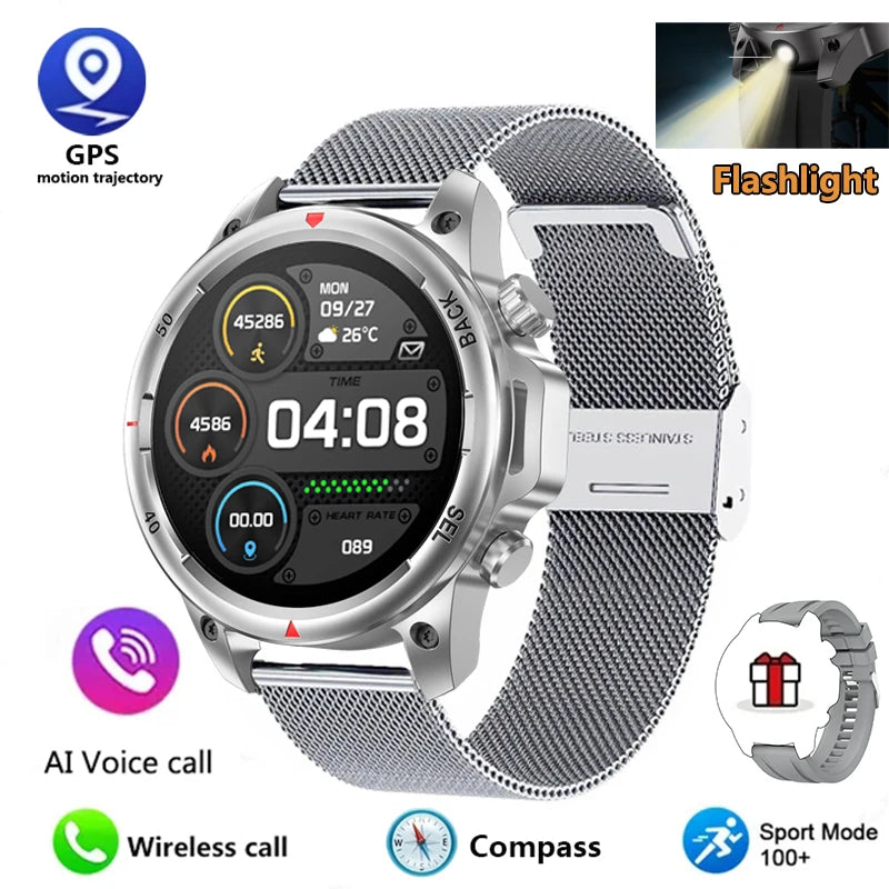 Vortexa- Smart Watch – Bluetooth Call | Blood Oxygen | Waterproof Fitness Tracker (Men's Outdoor Edition)