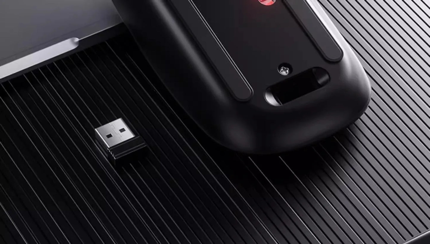 SilentClick™ Wireless Mouse – Bluetooth + USB, Rechargeable & Ultra Quiet