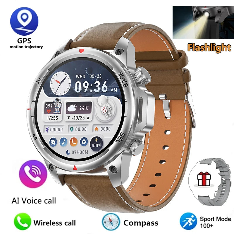 Vortexa- Smart Watch – Bluetooth Call | Blood Oxygen | Waterproof Fitness Tracker (Men's Outdoor Edition)