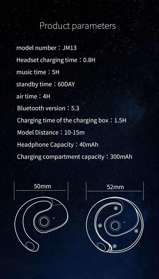 LinguaBuds - AI Translator Earbuds – Real-Time Voice Translation in 144 Languages | Bluetooth 5.3 | Travel & Business Use