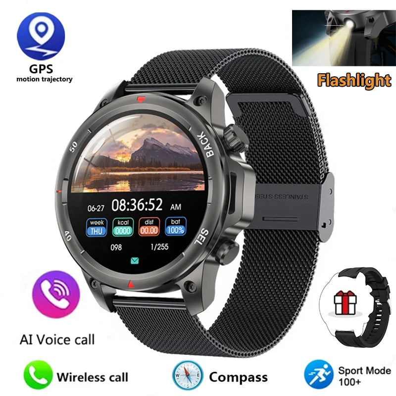Vortexa- Smart Watch – Bluetooth Call | Blood Oxygen | Waterproof Fitness Tracker (Men's Outdoor Edition)