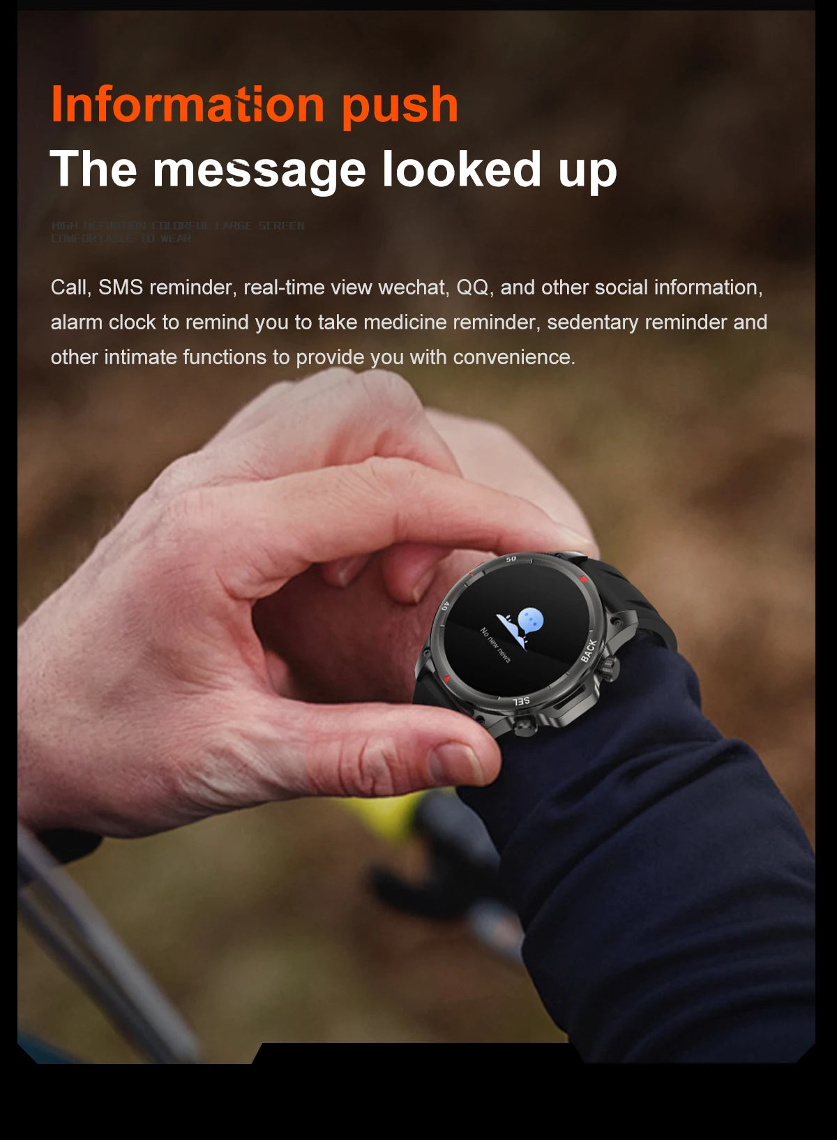 Vortexa- Smart Watch – Bluetooth Call | Blood Oxygen | Waterproof Fitness Tracker (Men's Outdoor Edition)