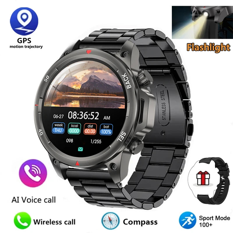 Vortexa- Smart Watch – Bluetooth Call | Blood Oxygen | Waterproof Fitness Tracker (Men's Outdoor Edition)