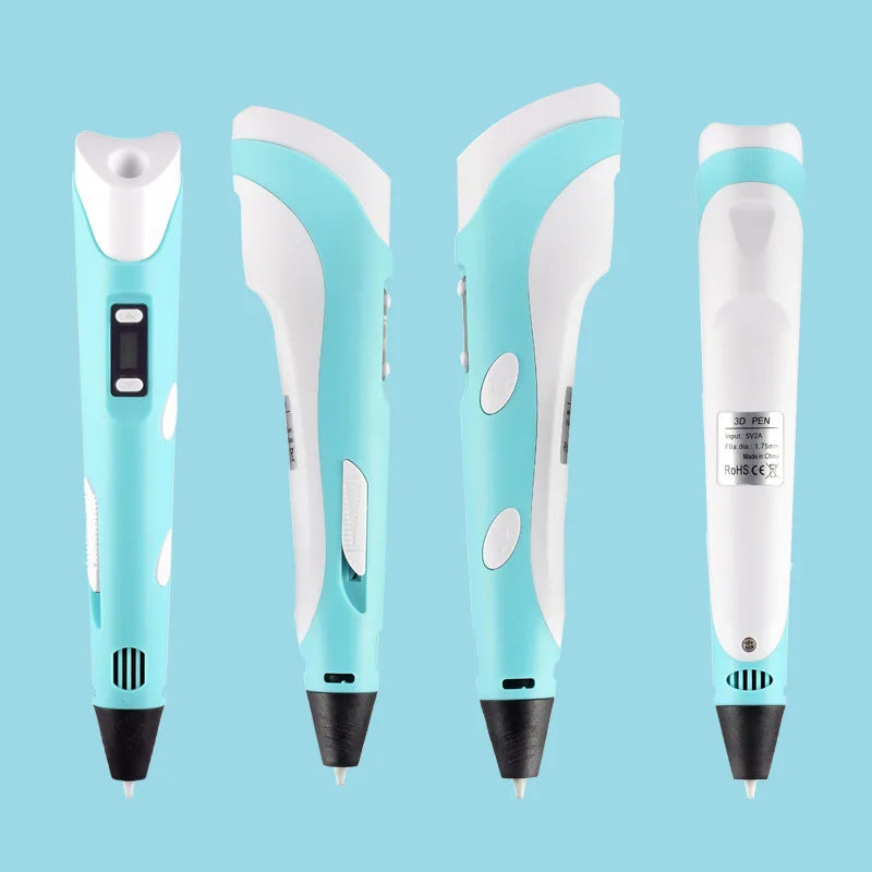 Doodlevo -3D Printing Pen for Kids – Safe PLA Filament | Creative DIY Drawing Toy | LCD Screen | Birthday & Holiday Gift