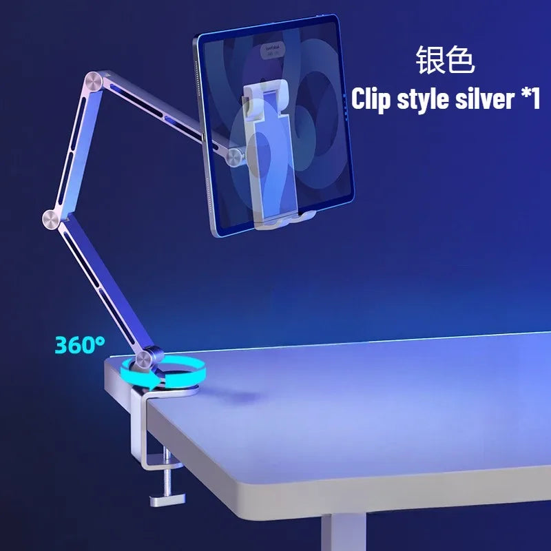 Magsta-  Magnetic Tablet & Phone Stand – Adjustable Boom Arm | Foldable Aluminum Holder