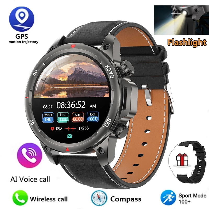 Vortexa- Smart Watch – Bluetooth Call | Blood Oxygen | Waterproof Fitness Tracker (Men's Outdoor Edition)